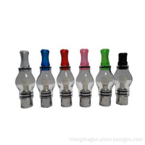 Newest hot selling unique design, bulb shape glass WAX V8 atomizer